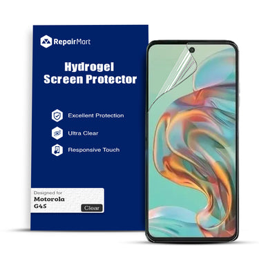Motorola G45 Compatible Premium Hydrogel Screen Protector With Full Coverage Ultra HD